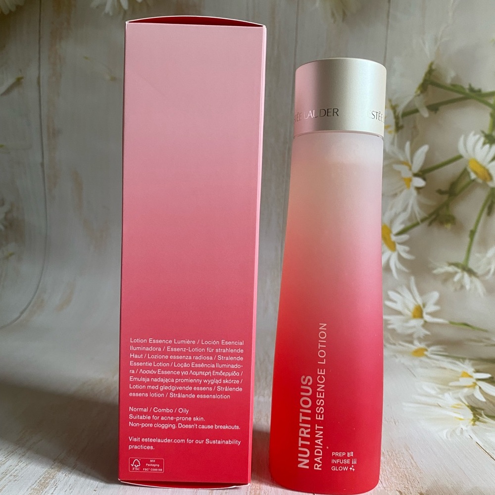 Estee Lauder Nutritious Radiant Essence Lotion, 200ml/6.7oz NIB - Picture 2 of 4